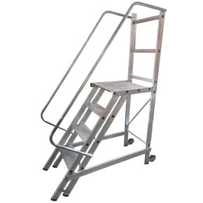 Escada Plataforma Trepadeira 3 Degraus 1m - Real Escadas Escada Plataforma Trepadeira 3 Degraus 1m - Real Escadas