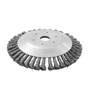 Escova de Aço para Roçadeira 0 150MM Furo 25MM - Terra Escova de Aço para Roçadeira 0 150MM Furo 25MM - Terra