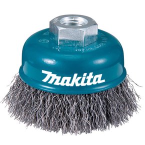 Escova de Aço Tipo Copo Ondulado Blister 100mm M14 - D-55114 - Makita