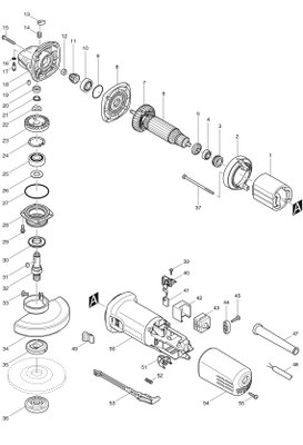 Esmerilhadeira 4.1/2" 9557NHG - Makita