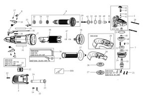 Esmerilhadeira Angular 4-1/2" DWE750-B2 Tipo 1 - Dewalt