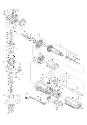 Esmerilhadeira Angular GA5090 - Makita