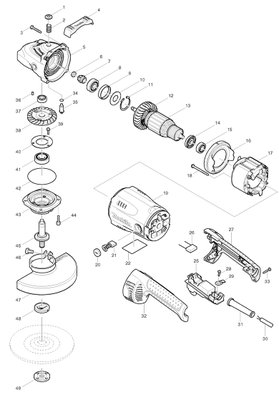 Esmerilhadeira Angular GA7020 - Makita