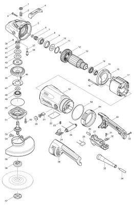 Esmerilhadeira Angular GA7040S - Makita