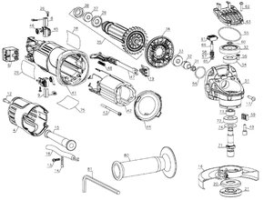 Esmerilhadeira DWE4020-B2 Tipo 1 - Dewalt