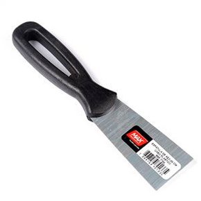 Espátula Cabo Plástico Preto 4cm Aço - Max Ferramentas Espátula Cabo Plástico Preto 4cm Aço - Max Ferramentas