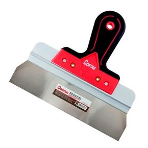 Espátula de Aço Inox 200mm Para Drywall e Gesso - Cortag Espátula de Aço Inox 200mm Para Drywall e Gesso - Cortag