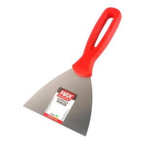 Espátula de Aço Inox Cabo de Plástico 6cm - Max Ferramentas Espátula de Aço Inox Cabo de Plástico 6cm - Max Ferramentas