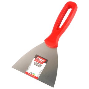 Espátula de Aço Inox com Cabo de Plástico 8cm - Max Ferramentas Espátula de Aço Inox com Cabo de Plástico 8cm - Max Ferramentas