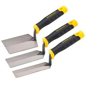 Espátula para Drywall em Aço Inox com 3 Peças - Stanley Espátula para Drywall em Aço Inox com 3 Peças - Stanley