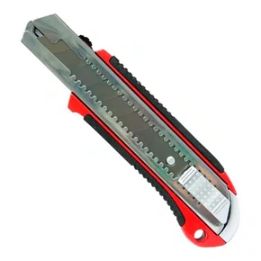 Estilete Retrátil 25mm Reforçado com Ponta de Metal - MTX