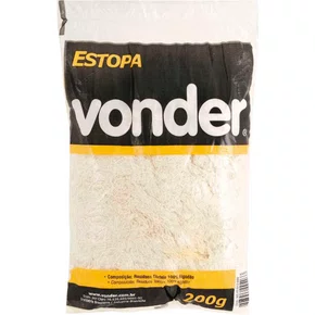 Estopa Branca para Polimento com 200g - Vonder