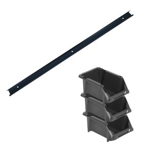 Estrutura Suporte Gaveteiro 9 cxs. Nº3 (Preto) - Presto Estrutura Suporte Gaveteiro 9 cxs. Nº3 (Preto) - Presto