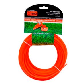 Fio de Nylon Blister Quadrado 2,6mm 500g para Cortador - Terra