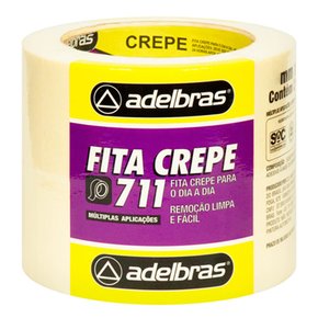 Fita Crepe 711 18mm x 40m - Adelbras
