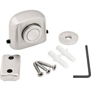 Fixador de Porta Magnético com Amortecedor FP-550 Alumínio - Nova54 Fixador de Porta Magnético com Amortecedor FP-550 Alumínio - Nova54