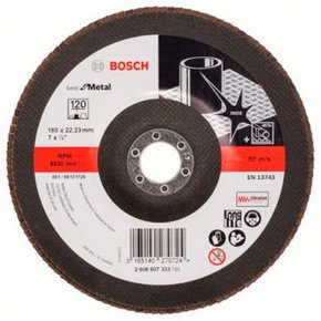 Flap Disco Curvo 7 # 120 - Bosch Flap Disco Curvo 7 # 120 - Bosch