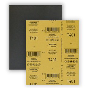 Folha de Lixa D'Água T401 230x280mm - #2000 - Norton Folha de Lixa D'Água T401 230x280mm - #2000 - Norton