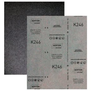 Folha de Lixa Ferro/Metal - K246 Grão 36 225x275mm - Norton Folha de Lixa Ferro/Metal - K246 Grão 36 225x275mm - Norton