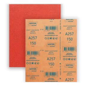 Folha de Lixa para Massas A257 - 225x275mm #150 - Norton Folha de Lixa para Massas A257 - 225x275mm #150 - Norton