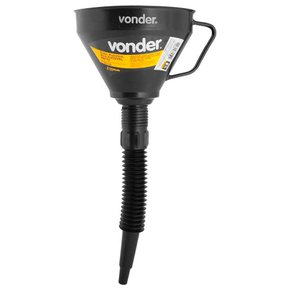 Funil de Plástico Flexível Preto 160mm - Vonder Funil de Plástico Flexível Preto 160mm - Vonder