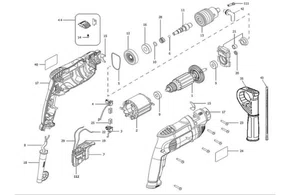 Furadeira de Impacto 1/2" DWD502 TIPO 4 - Dewalt
