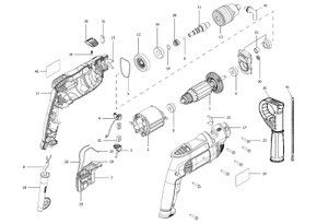Furadeira de Impacto 1/2" DWD502 TIPO 1 - Dewalt