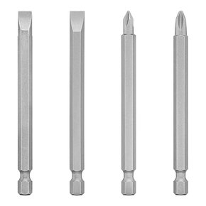 Jogo de 4 Pontas Longas (2 Philips/ 2 Fenda) 3-1/2" - Dewalt Jogo de 4 Pontas Longas (2 Philips/ 2 Fenda) 3-1/2" - Dewalt