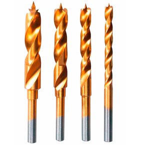 Jogo de Brocas 3,2/ 4,0/ 4,8/ 6,4 mm Titanio REF 631 - Dremel