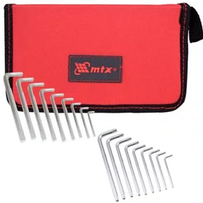 Jogo de Chave Allen 1,5 a 10mm e Hexalobular T10 a T50 com 18 peças - MTX