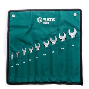 Jogo de Chave Combinada Catraca 5/16" - 3/4" com 7 peças - Sata