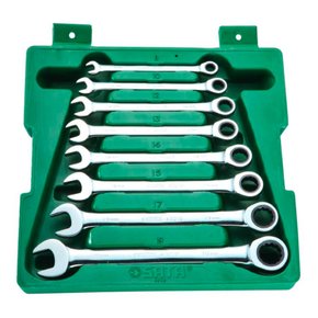 Jogo de Chave Combinada com Catraca 8 a 19mm - ST08008SJ - Sata Jogo de Chave Combinada com Catraca 8 a 19mm - ST08008SJ - Sata