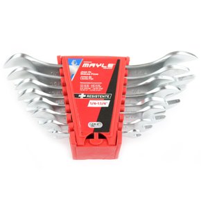 Jogo de Chave Fixa com 8 peças 1/4" - 1.1/4" - Mayle