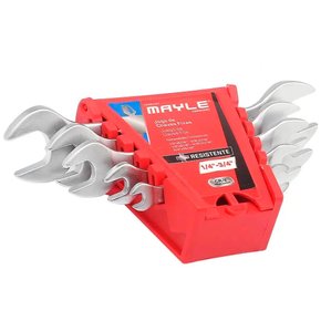Jogo de Chave Fixas 1/4" a 3/4" 5 peças - Mayle