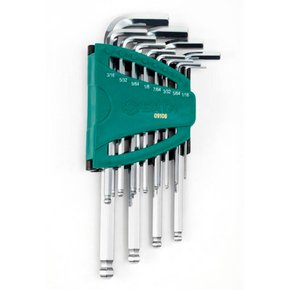 Jogo de Chave Hexagonal Abaulada Longa com 12 peças - Sata