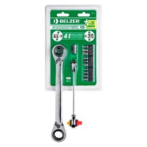 Jogo de Chave Quadbox com Bit 8-19mm - 13 Peças - 85210DBJ - Belzer Jogo de Chave Quadbox com Bit 8-19mm - 13 Peças - 85210DBJ - Belzer