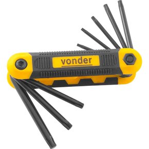 Jogo de Chave Torx T09 a T40 VTX-3 CRV - 8 peças - Vonder