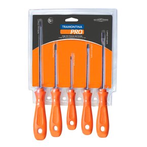 Jogo de Chaves de Fenda e Phillips 5 peças - Tramontina