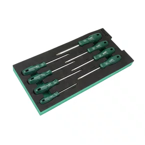 Jogo De Chaves Retas Torx com 8 Peças Em Berço EVA SATA - ST09917G