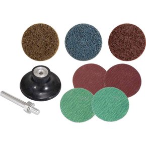 Jogo de Discos de Lixa com Esponja Abrasiva 9 peças - Vonder