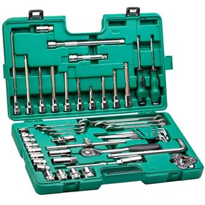 Jogo de Ferramentas Para Oficina 50 Peças - ST09508 - Sata Jogo de Ferramentas Para Oficina 50 Peças - ST09508 - Sata