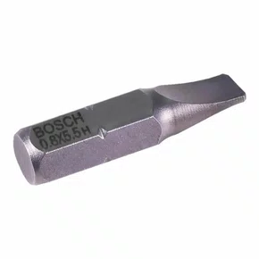 Jogo de Ponta Bits Fenda 25mm 0.8 x 5.5 - 2608521226 - Bosch