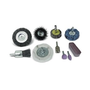 Jogo de Pontas Montadas e Escovas - 10 Peças - Rocast