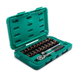Jogo de Soquete de Extração Bolt 23 Peças - ST09138 - Sata Jogo de Soquete de Extração Bolt 23 Peças - ST09138 - Sata
