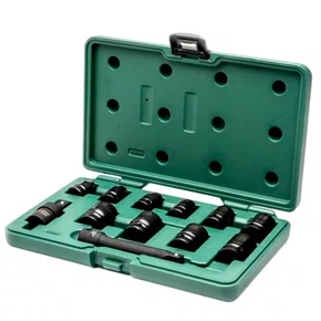 Jogo de Soquete de Impacto Sextavado 1/2" com 12 peças - Sata
