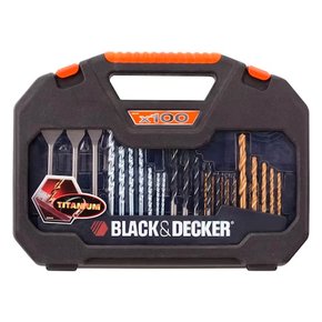 Jogo Furar e Parafusar A7187-XJ - 100 Peças - Black & Decker