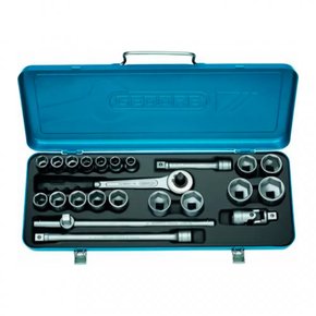 Jogo Soquete 1/2 3/8-1.1/4 23 peças - Gedore