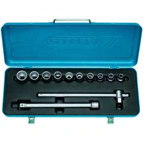 Jogo Soquete Encaixe 1/2" 10-22mm - Gedore