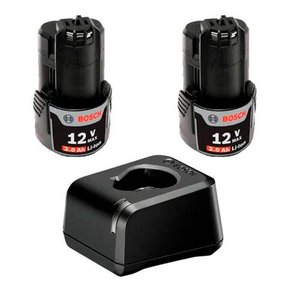 Kit Carregador 12V GAL 12V-20 e 2 Baterias 12V - 1600A021KS - Bosch