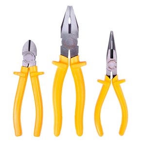 Kit de Alicate Universal 8" Alicate Corte Diagonal 6" e Alicate Bico Meia Cana 6" - Tramontina Kit de Alicate Universal 8" Alicate Corte Diagonal 6" e Alicate Bico Meia Cana 6" - Tramontina